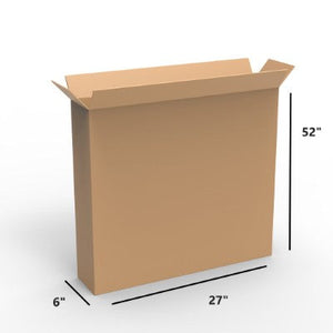 Crib Mattress Box -  - 27 x 6 x 52Bulk Qty Savings