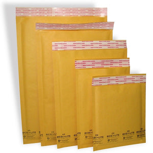 Bubble-Lined Kraft Mailers - SOLD BY CASE